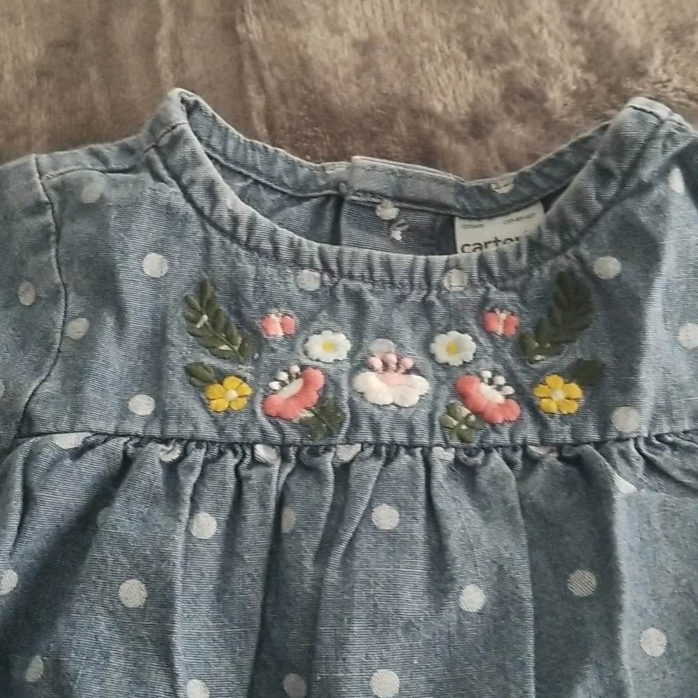 Carter's Baby Girl's Denim Dress